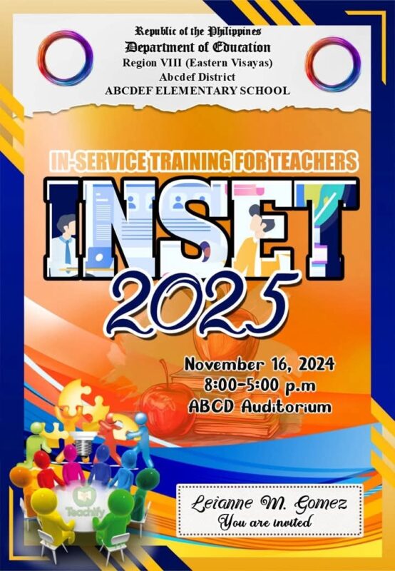 Editable Program Design For Inset INSET Package_Fully Editable in MS Powerpoint β TEACHIFY