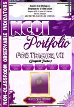 NCOI Portfolio Package for Reclass to Teacher IV–VII_Fully Editable in MS Powerpoint