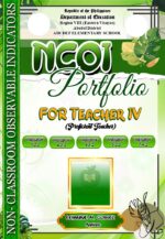 NCOI Portfolio Package for Reclass to Teacher IV–VII_Fully Editable in MS Powerpoint