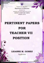 NCOI Portfolio Package for Reclass to Teacher IV–VII_Fully Editable in MS Powerpoint - Image 7