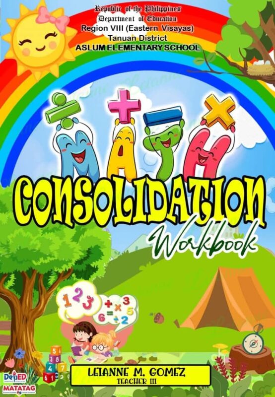 Math Consolidation Workbook in Filipino_Fully Editable in MS Powerpoint ...