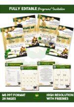 Graduation • Moving Up • Recognition • Achievement Program Invitations_ MS PPT Editable - Image 2