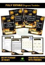 Graduation • Moving Up • Recognition • Achievement Program Invitations_ MS PPT Editable - Image 2