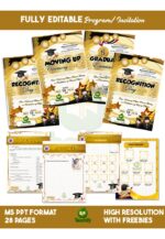Graduation • Moving Up • Recognition • Achievement Program Invitations_ MS PPT Editable - Image 2