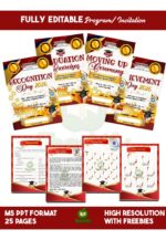 Graduation • Moving Up • Recognition • Achievement Program Invitations_ MS PPT Editable - Image 2