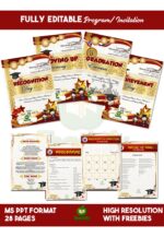 Graduation • Moving Up • Recognition • Achievement Program Invitations_ MS PPT Editable - Image 2