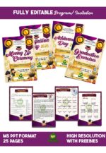 Graduation • Moving Up • Recognition • Achievement Program Invitations_ MS PPT Editable - Image 2