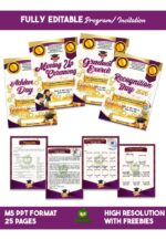 Graduation • Moving Up • Recognition • Achievement Program Invitations_ MS PPT Editable - Image 2