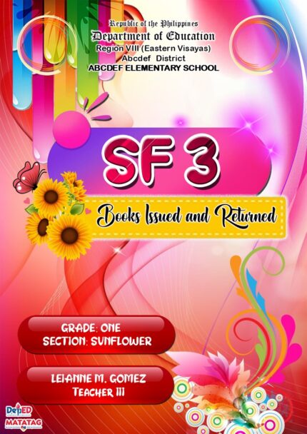 School Forms & Reports Cover Pages_Editable in MS PowerPoint