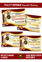 Graduation • Moving Up • Recognition • Achievement Package_MS Powerpoint Editable - Image 3