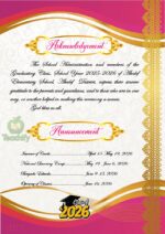 Graduation • Moving Up • Recognition • Achievement Program Invitations_ MS PPT Editable - Image 15