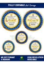 Corsage • Lei • Acrylic Medal Design_Fully Editable MS PowerPoint