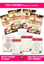 Graduation • Moving Up • Recognition • Achievement Program Invitations_ MS PPT Editable - Image 2