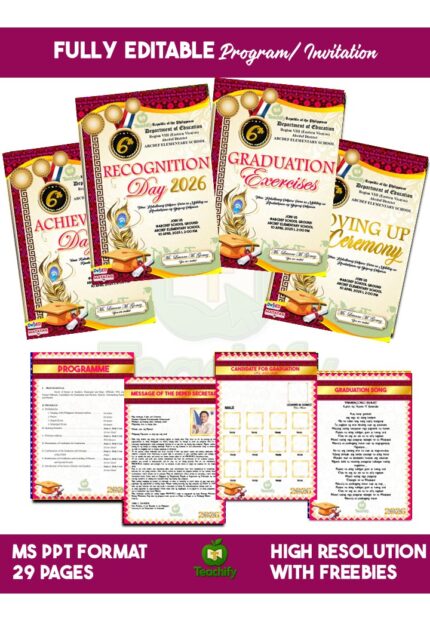 Graduation • Moving Up • Recognition • Achievement Program Invitations_ MS PPT Editable