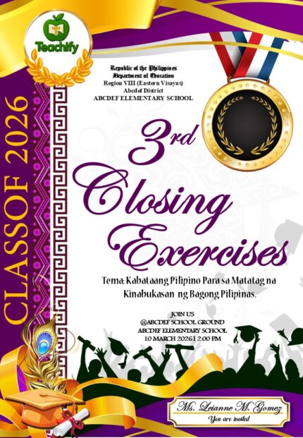 Graduation • Moving Up • Recognition • Achievement Program Invitations_ MS PPT Editable (Copy)