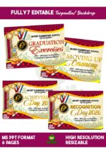 Graduation • Moving Up • Recognition • Achievement Tarpaulin Backdrop