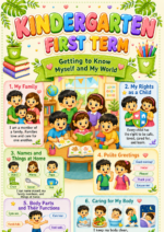 _Kinder_Bulletin & Display_Pastel Monstera Bundle