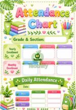 _Grade 1_Bulletin & Display_Pastel Monstera Bundle - Image 2