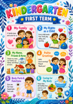 _Kinder_Bulletin & Display_Blue Bundle